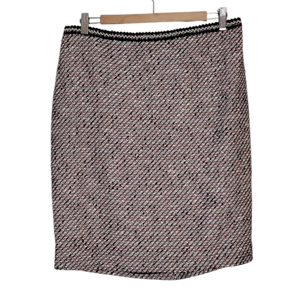 NWT Talbots Petite Women's Back Zipper Ombre Tweed Pencil Business Office Skirt - Picture 1 of 16